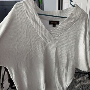 Truth by Republic Classic White Sweater